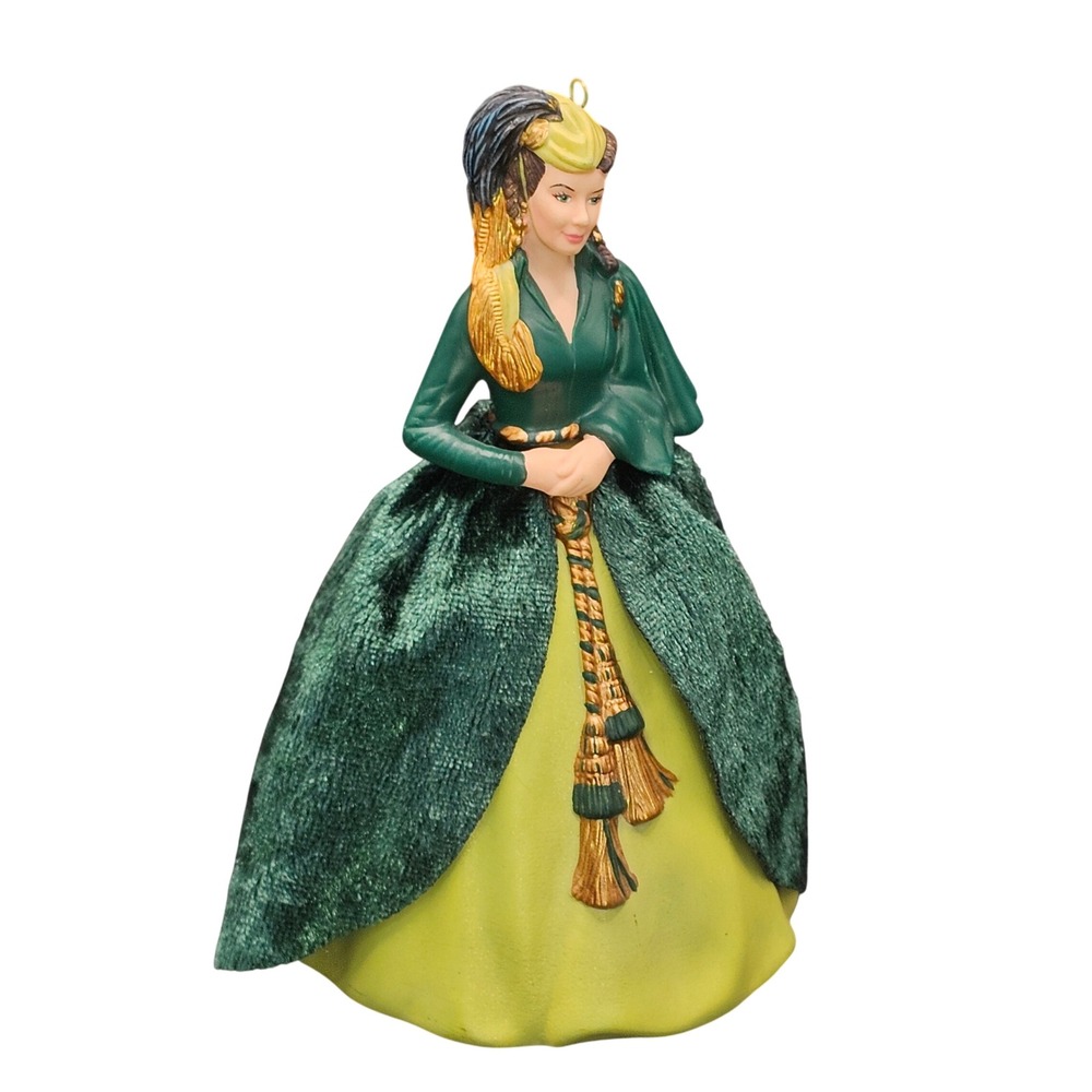Hallmark 2013 Scarlett's Green Gown Gone With The Wind Ornament Porcelain